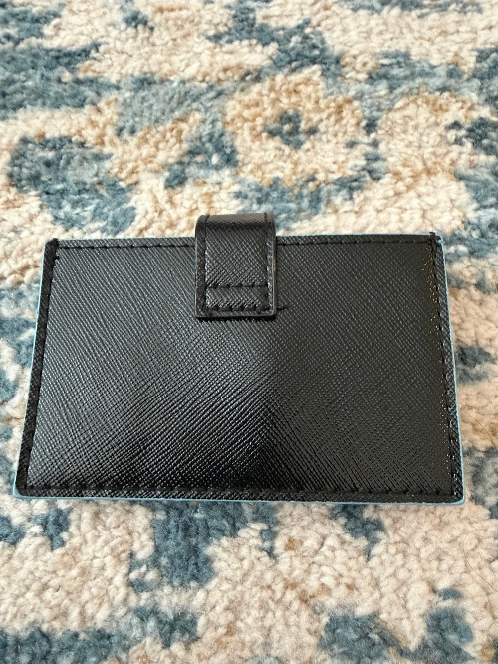 Victoria's Secret Black Card Holder with Multi-Color Edges - Picture 2 of 10